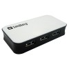 Dodatki Sandberg  SANDBERG USB 3.0 Hub 4-portni...