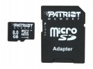 Spominske kartice   Patriot 8GB Micro SDHC...
