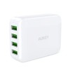 Dodatki Aukey  Aukey potovalni polnilec 4 x USB...