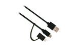 kabli Ewent  Kabel USB 2-in-1, Micro USB in...